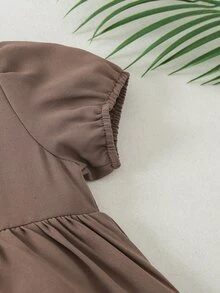 Bộ đồ Em bé màu trơn Dễ thương - Nhiều màu - Xem 6