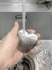 1pc Heart Stainless Steel Deodorant Soap