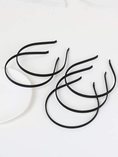 5pcs Minimalist Skinny Headband For Daily Travel Dating Vacation Leopard Print Bow Decoration Headband Is Suitable For Daily Travel, Dating And Vacation Tiaras,Hairband,Hair Hoop Headbands, Black ,Hair Accessories Head Accessories