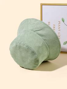 素色漁夫帽 - 綠色 - 查看 2