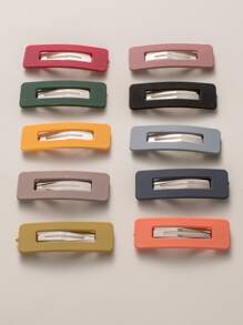 10 cái Kẹp Tóc Hình Học - Nhiều màu - Xem 2