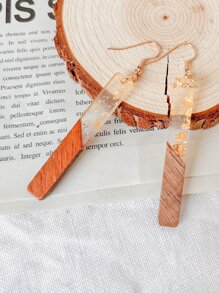 Geometric Drop Earrings - Multicolor - View 3