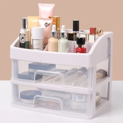 1个抽屉式化妆品收纳盒包，房间装饰，包袋，化妆包，梳妆台，旅行，化妆包，旅行必备品，收纳盒，储物，旅行必备品，化妆品收纳盒，化妆包，洗漱包，桌面收纳盒，化妆包，化妆袋，化妆品收纳盒，梳妆台配件，化妆袋，化妆包，珠宝盒，收纳袋，化妆刷架，刷架，香水收纳盒，收纳袋，女士礼物，圣诞礼物，女士礼物创意，房间装饰