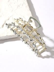 Rhinestone & Star Decor Hair Claw - Vàng - Xem 4