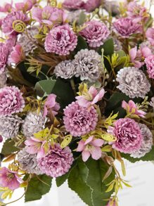 1PC/3PCS Hoa giả Bó hoa cẩm chướng lụa Trang trí mùa thu Trang trí đám cưới Cô dâu Hoa cầm tay Hoa đeo cổ tay Hoa ngực Chất liệu Trang trí nhà Phòng ăn Phòng ngủ Bình hoa Bó hoa DIY Chất liệu bánh tiệc sinh nhật Vật liệu trang trí ngày lễ tình nhân năm mới Đạo cụ chụp ảnh, Ngày lễ tình nhân, Quà tặng - Bụi tím - Xem 2