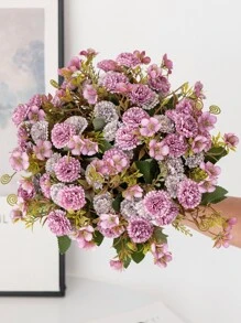 1PC/3PCS Hoa giả Bó hoa cẩm chướng lụa Trang trí mùa thu Trang trí đám cưới Cô dâu Hoa cầm tay Hoa đeo cổ tay Hoa ngực Chất liệu Trang trí nhà Phòng ăn Phòng ngủ Bình hoa Bó hoa DIY Chất liệu bánh tiệc sinh nhật Vật liệu trang trí ngày lễ tình nhân năm mới Đạo cụ chụp ảnh, Ngày lễ tình nhân, Quà tặng - Bụi tím - Xem 3