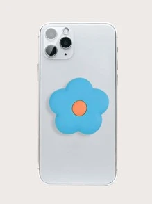 Tay cầm điện thoại với thiết kế hoa nổi bật - Màu xanh lam - Xem 3