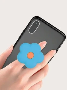 Tay cầm điện thoại với thiết kế hoa nổi bật - Màu xanh lam - Xem 7