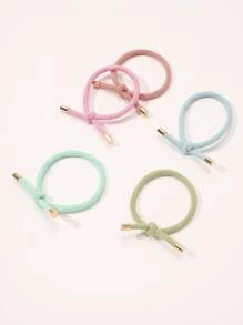 5 cái Knot Trang Trí Tóc Buộc - Nhiều màu - Xem 2