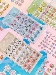 3 cái Phim hoạt hình Đồ họa Ngẫu nhiên Decal - Nhiều màu - Xem 2