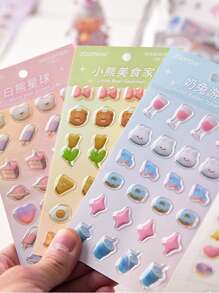 3 cái Phim hoạt hình Đồ họa Ngẫu nhiên Decal - Nhiều màu - Xem 5