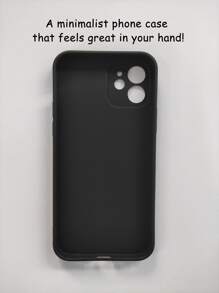 Heart Pattern Phone Case - Black and White - View 4