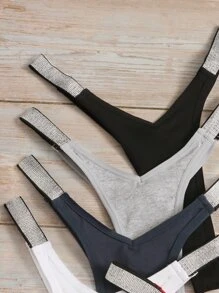 Bộ 7 quần lót dây G-String không lộ băng cản quang - Nhiều màu - Xem 4