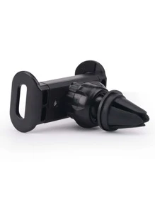1pc Car Air Outlet Phone Holder - Black - View 2
