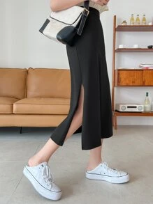 DAZY Split Side A-Line Skirt Fall