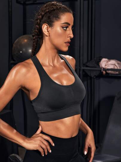 Powerista Medium Support Seamless Sports BH view 2