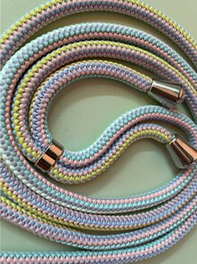 苹果透明斜挎手机壳，配粉色挂绳，防水、防震、防摔、防刮擦 - 無色 - 查看 4