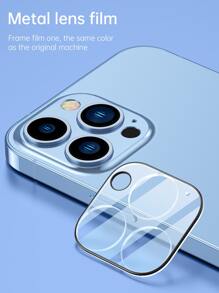 1入組手機攝像頭膜適用於iPhone - 無色 - 查看 4