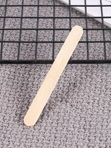 50pcs Wooden DIY Stirring Rod, Simple Wood Silicone Stirring Rod For DIY - Yellow - View 4