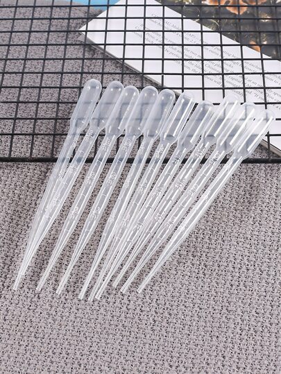 10pcs/Set Plastic Dropper, Small Clear Epoxy Mold Dropper, For DIY