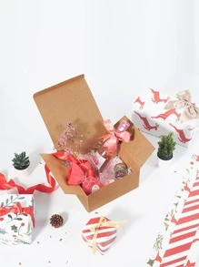 2 件白色带盖礼盒，伴娘求婚礼盒配丝带礼盒，婚礼、生日礼物、送礼会和其他派对的礼盒，情人节礼物，情人节 - 卡其色 - 查看 2