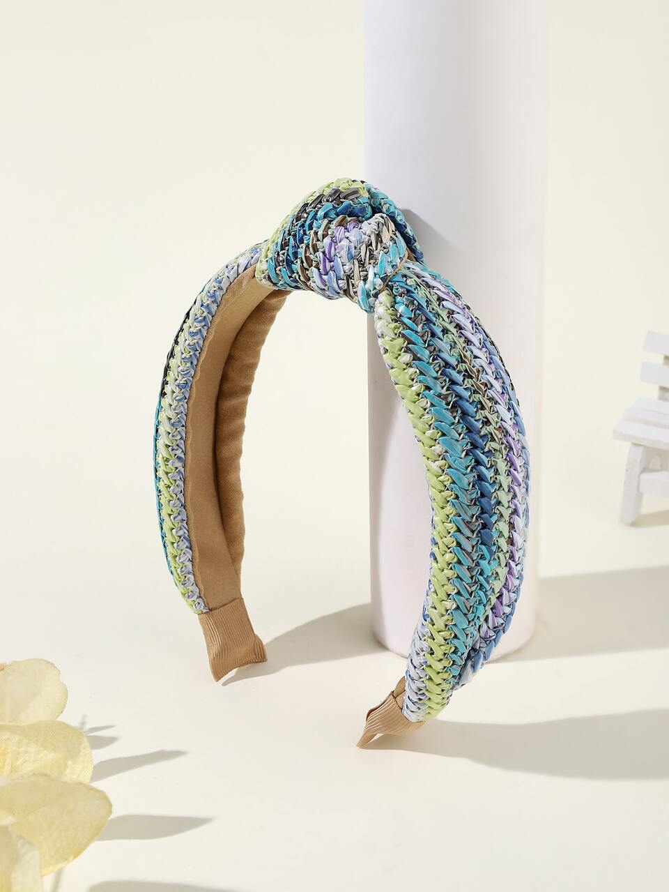 Color Block Knot Decor Headband