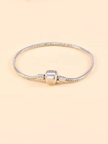1pc Simple Bracelet - Silver - View 1