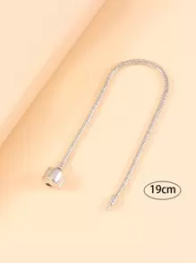 1pc Simple Bracelet - Silver - View 3