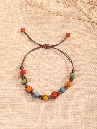 Colorblock Beaded Bracelet