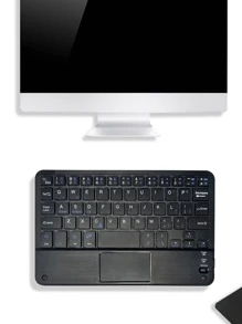 7 Inch Universal Wireless Keyboard - Black - View 1