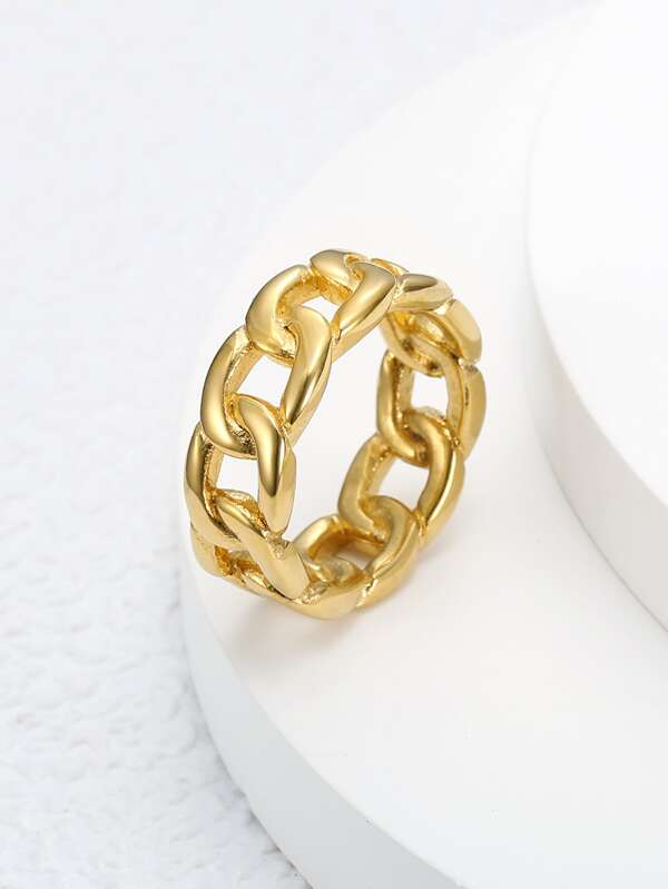 Chain Design Ring SHEIN USA