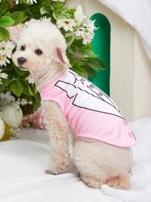 PETSIN Suit Print Pet Tank - Multicolor - View 3