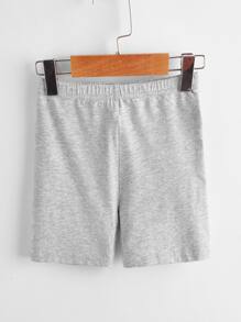 SHEIN 女童3条装骑行短裤