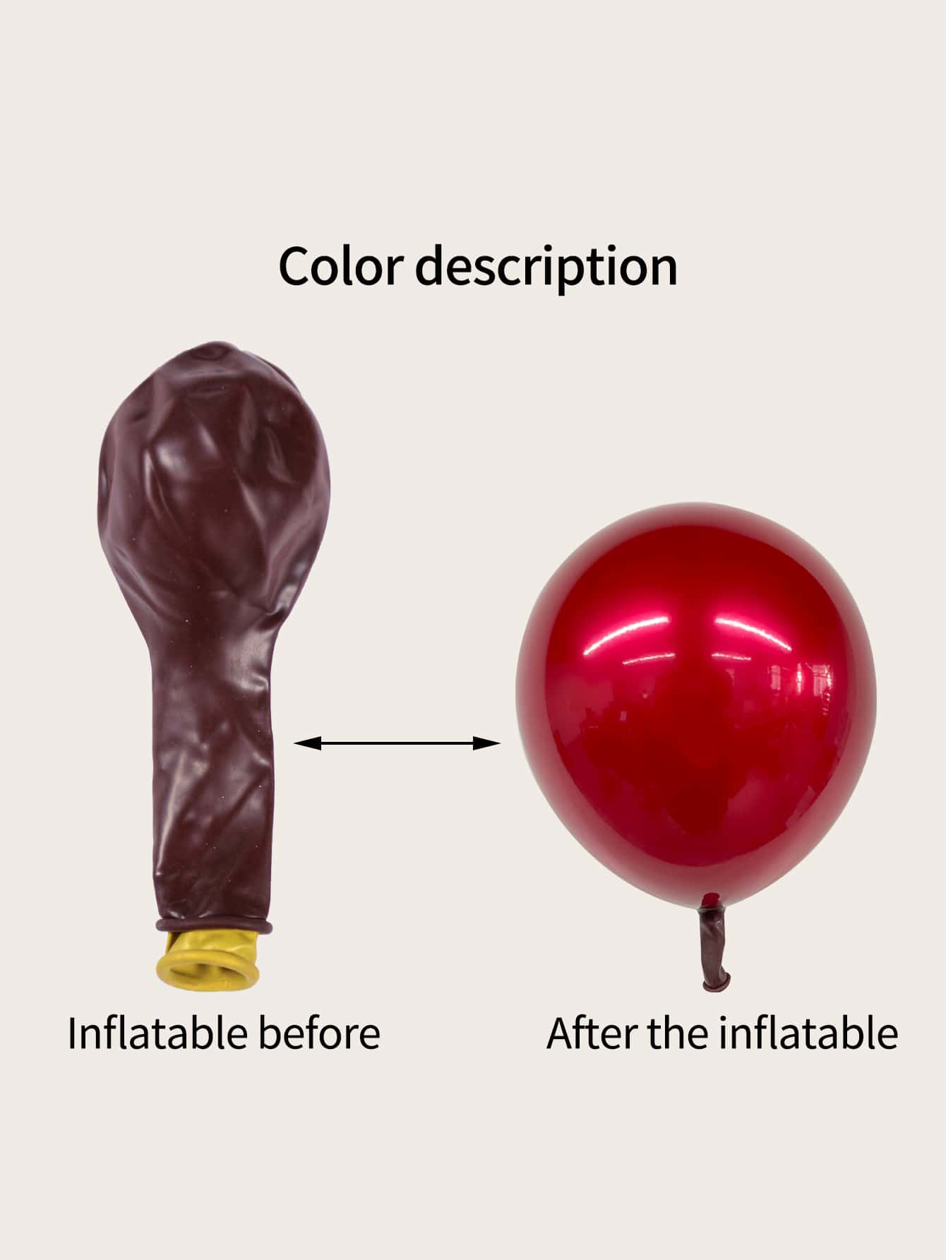 10入組裝飾紙屑小氣球 - 紅色 - 查看 3