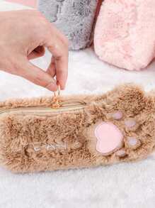 1入組貓爪形狀隨機色筆袋 - 彩色 - 查看 4