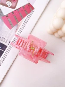 Vuốt tóc hoa văn bằng đá cẩm thạch - Hồng - Xem 3