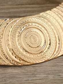 Textured Metal Necklace