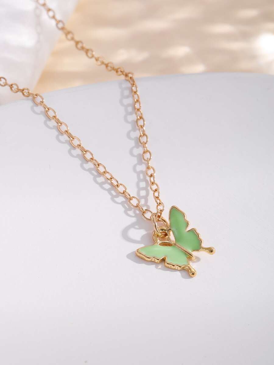 Butterfly Pendant Necklace
