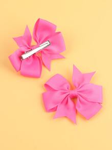 2-pack roze strikhaarspeldjes voor kinderen, geschikt voor Nieuwjaar
