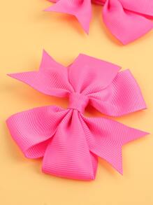 2-pack roze strikhaarspeldjes voor kinderen, geschikt voor Nieuwjaar