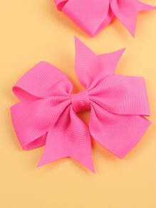 2-pack roze strikhaarspeldjes voor kinderen, geschikt voor Nieuwjaar