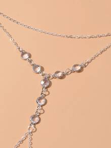 1入組多層套指手鏈 - 銀色 - 查看 4