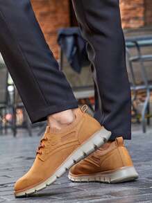 Men Lace-up Front Running Shoes