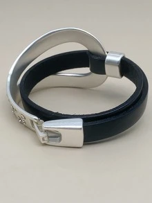 Vòng tay trang trí bằng Rhinestone - Bạc - Xem 2