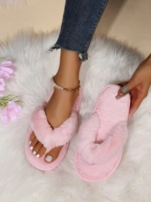 Chanclas de dedo con diseño de peluche - Rosa - Ver 1