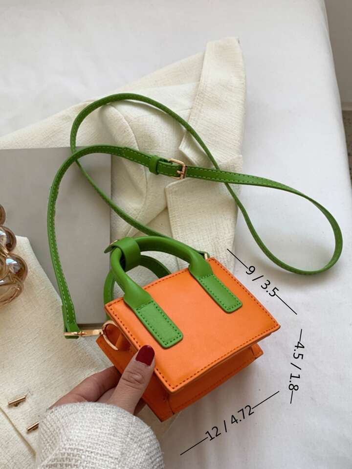 Mini Two Tone Square Bag | SHEIN EUR