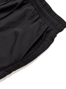 Manfinity Hypemode Men's Loose Fit Letter Patches Shorts - Black - View 7