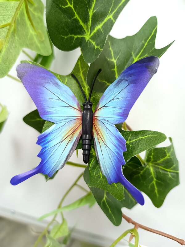 12pcs/set 3D Butterfly Sticker, Modern PVC Decorative Butterfly Sticker