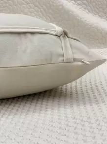 Nút trang trí đệm không có chất làm đầy - Màu be - Xem 3