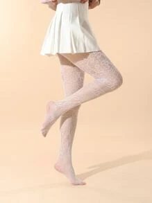 Medias con abertura - Blanco - Ver 3